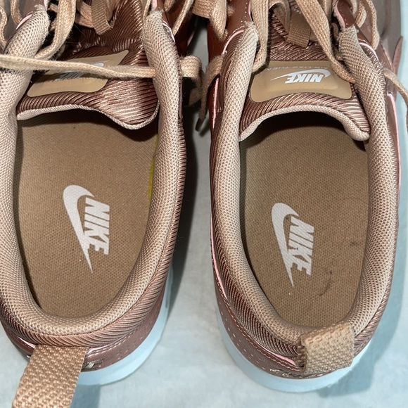 Rose Gold Nike Sneakers - Picture 5 of 6